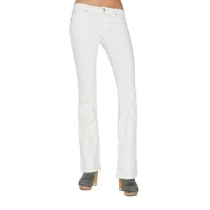 Anoname white bootleg jeans